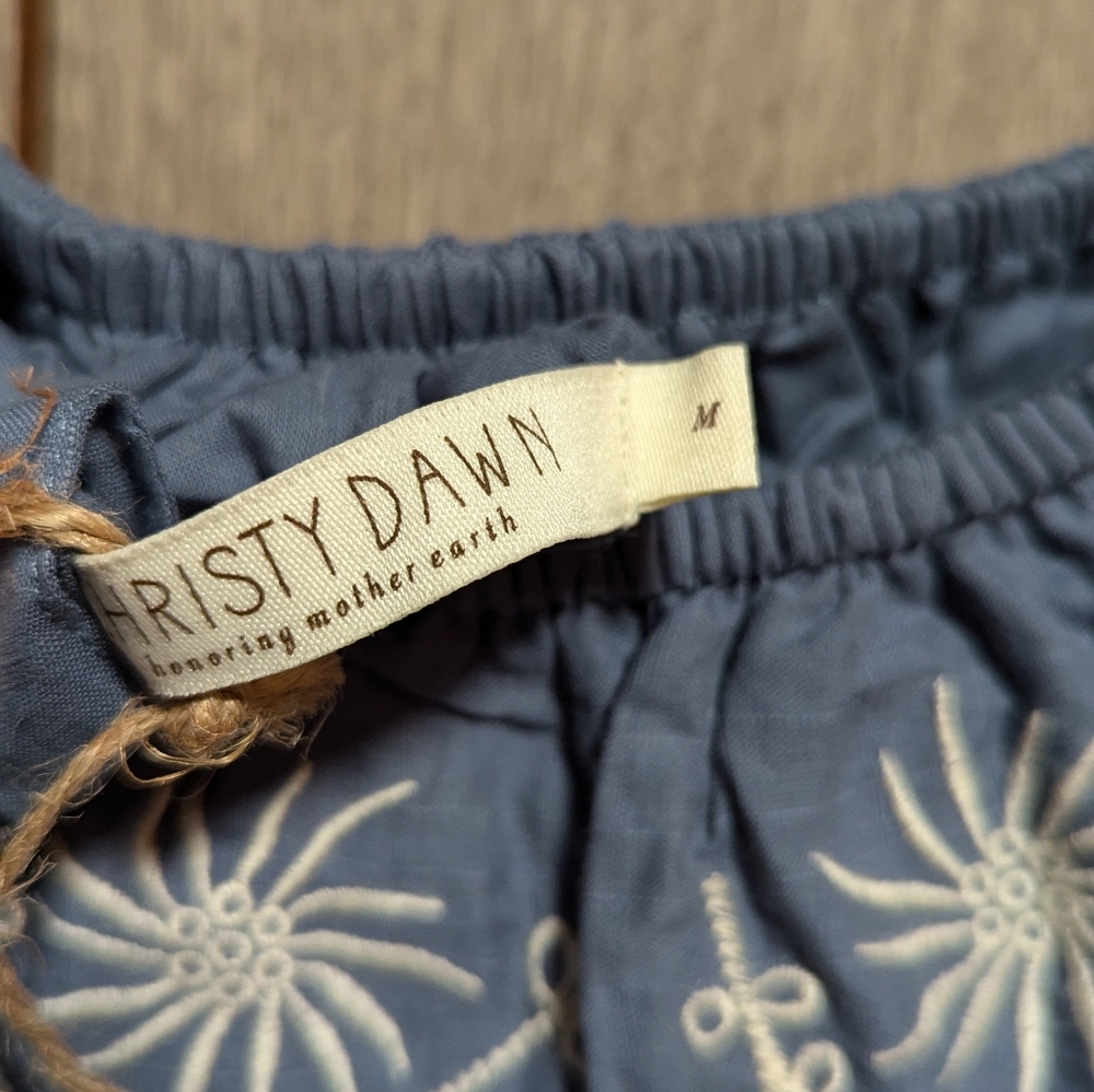 Christy Dawn maggie Ruffle Dress in azure - Picture 6 of 9